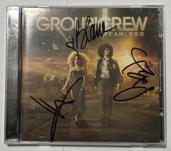 Group 1 Crew Band Fearless 2012 Signed Autographed 12x18 Poster CD Lot Word Good, image 4