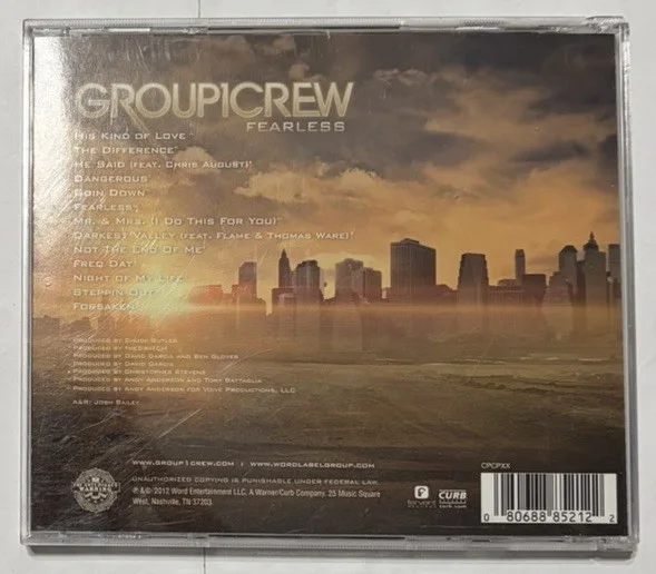 Group 1 Crew Band Fearless 2012 Signed Autographed 12x18 Poster CD Lot Word Good, image 5