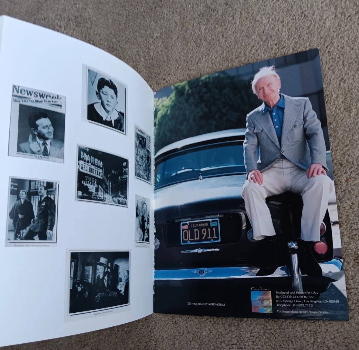 **Extremely Rare** Red Buttons Signed Photo-Autograph, Funny! 8x10, image 2