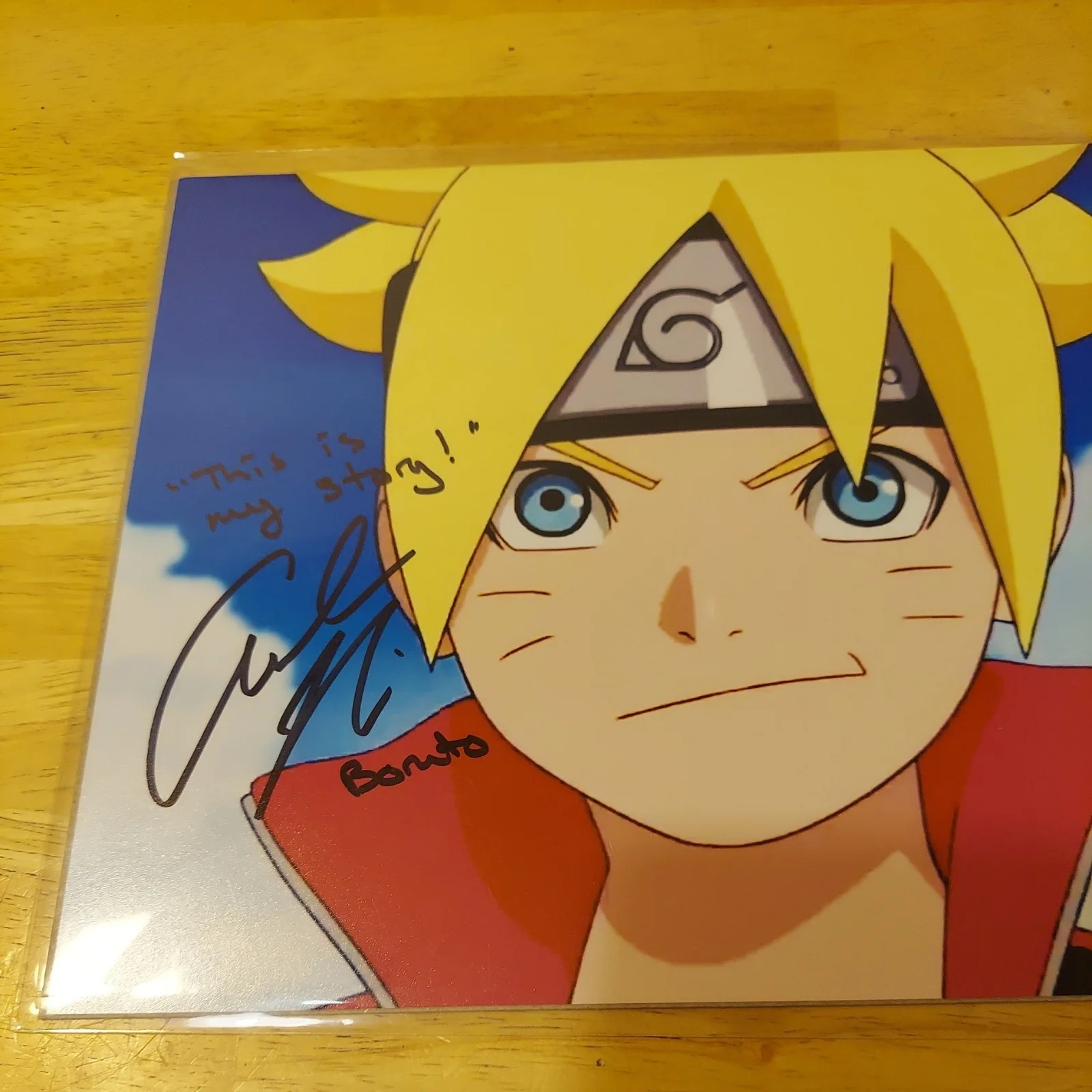 AMANDA MILLER "Boruto" NARUTO signed autographed 8x10 Bam Box Anime BAS, image 2