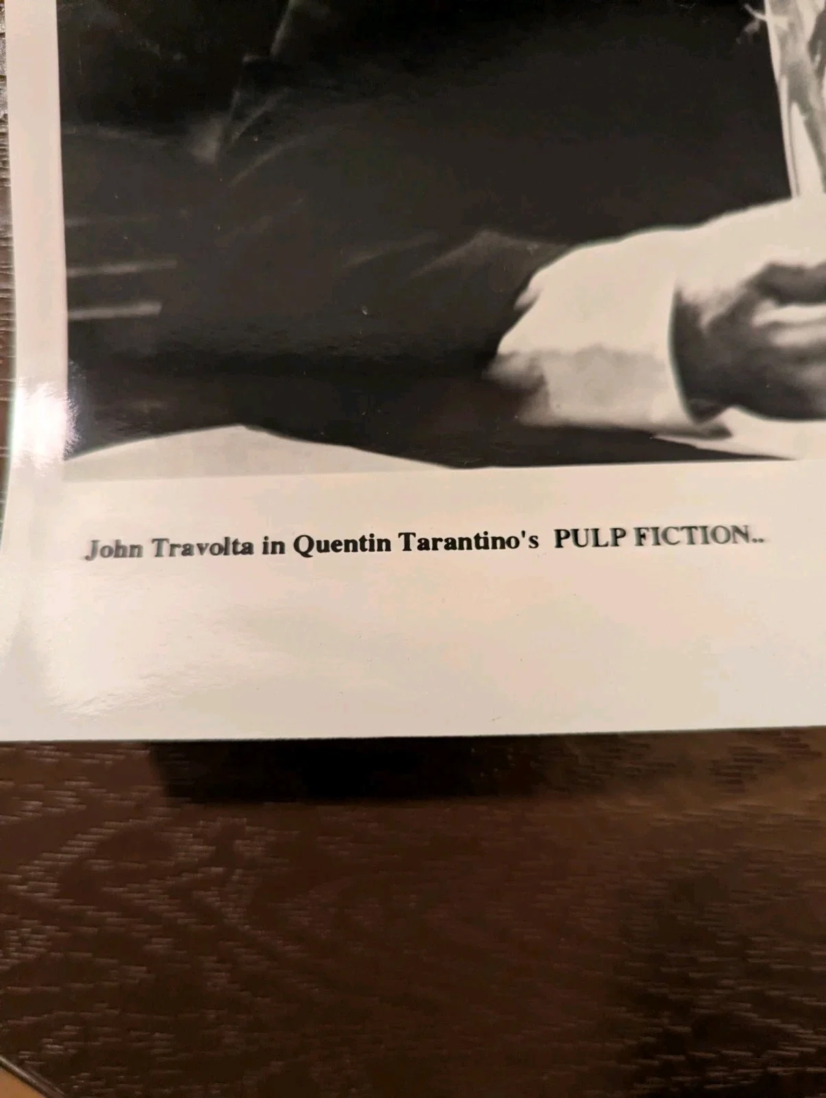 John Travolta Signed Pulp Fiction Original Movie Photo Extremely Rare, изображение 4