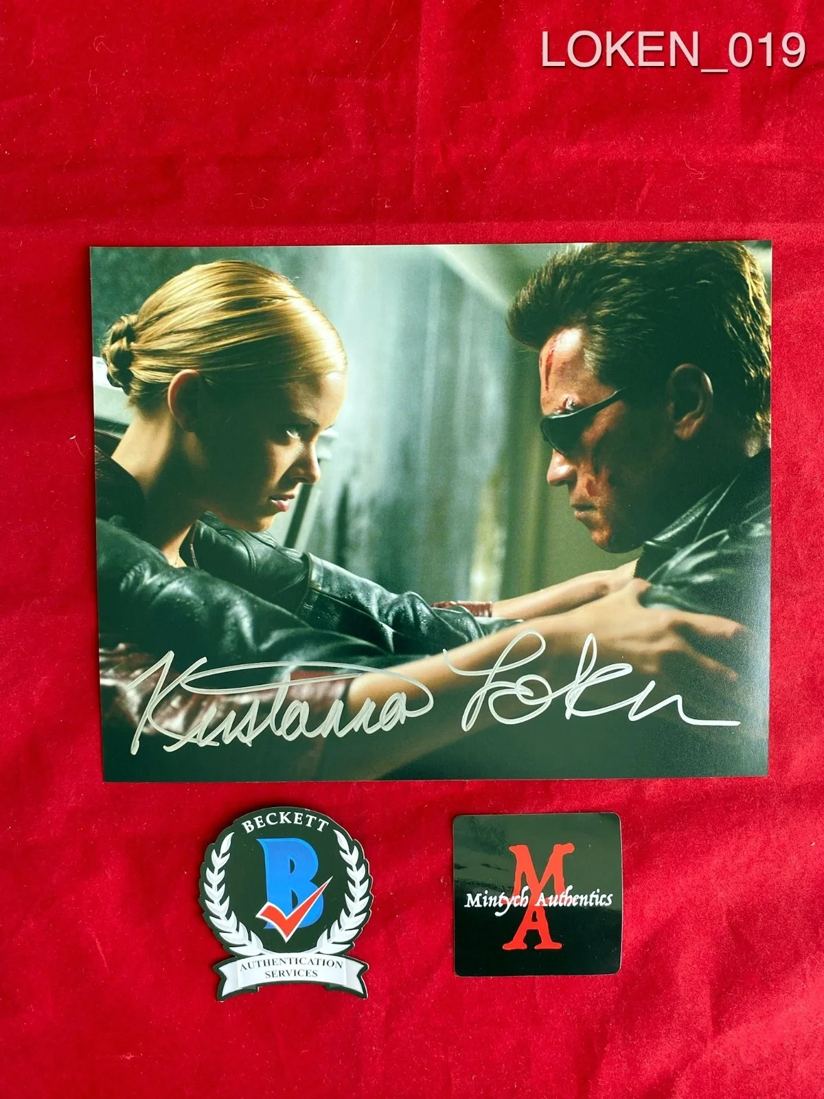 Kristanna Loken — Kristanna Loken autographed signed 8x10 photo Terminator 3 Beckett COA