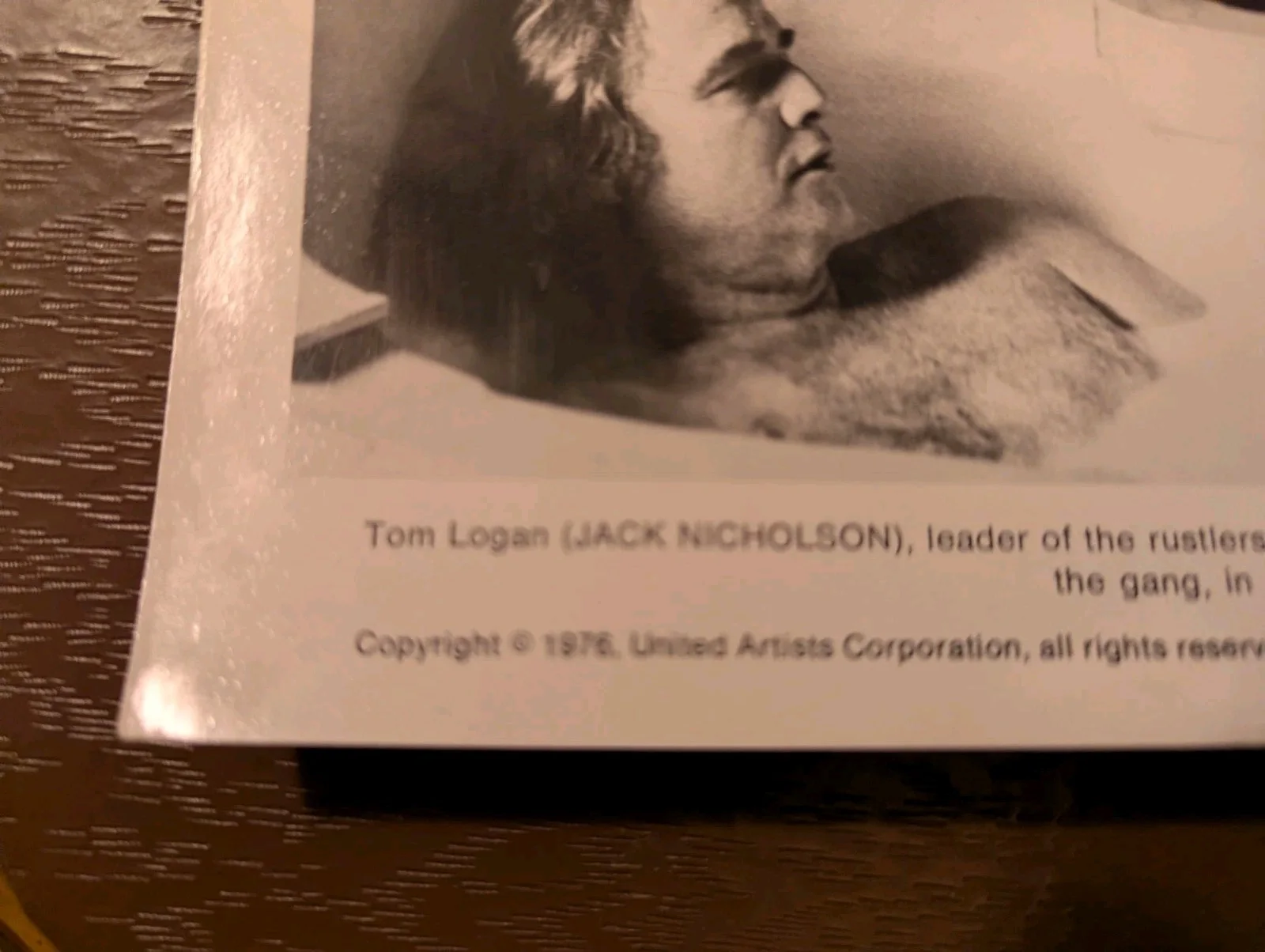 Jack Nicholson Hand Signed Original Movie Promo Photo Extremely Rare, image 5