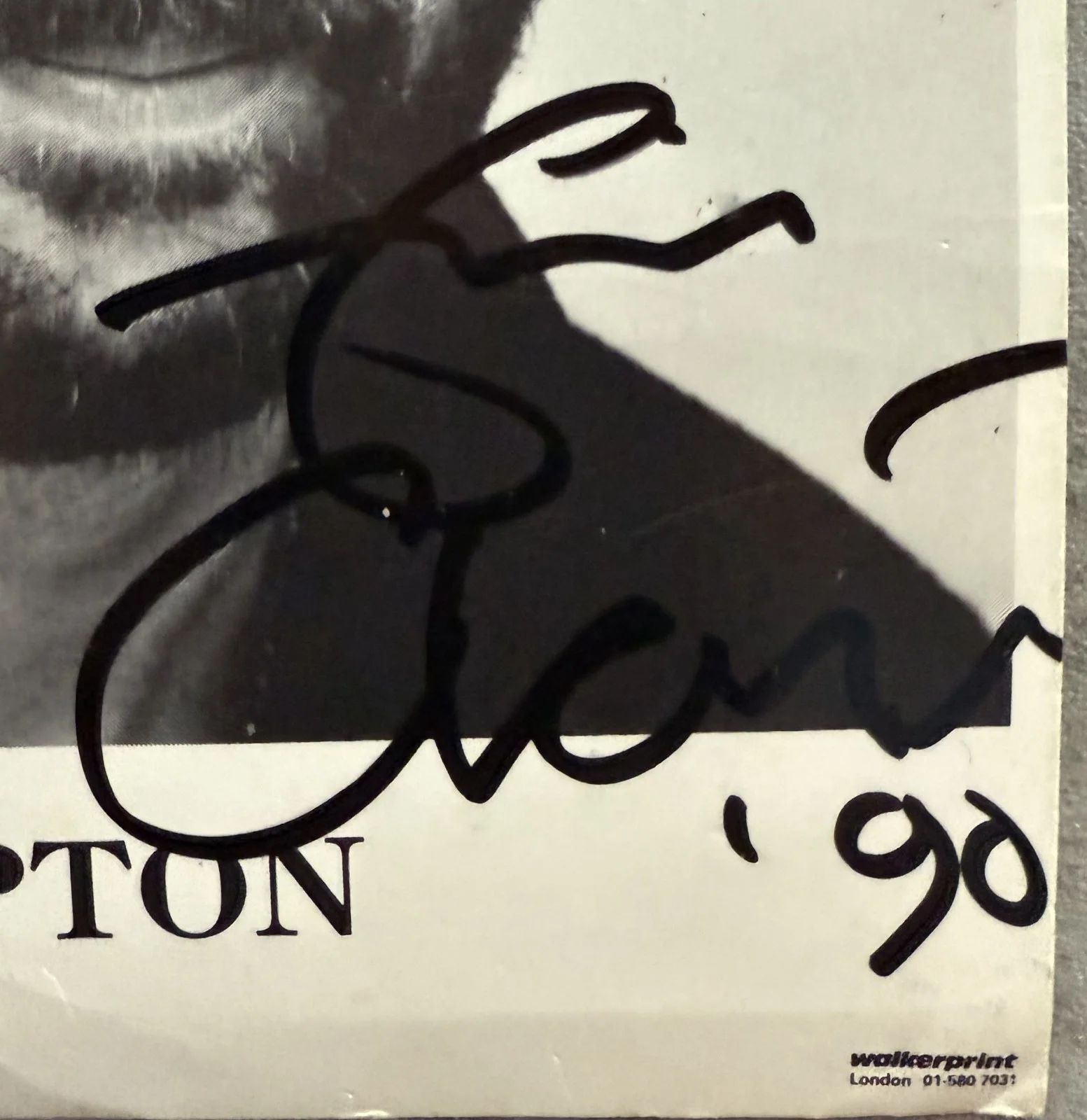 Eric Clapton autographed picture (14.5x10cm) - with COA, image 2