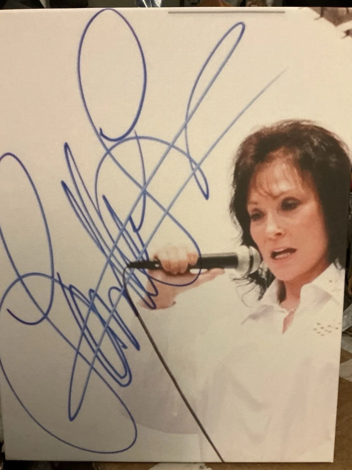 Loretta Lynn autograph canvas picture 11 x 14 Queen Country Music, image 2