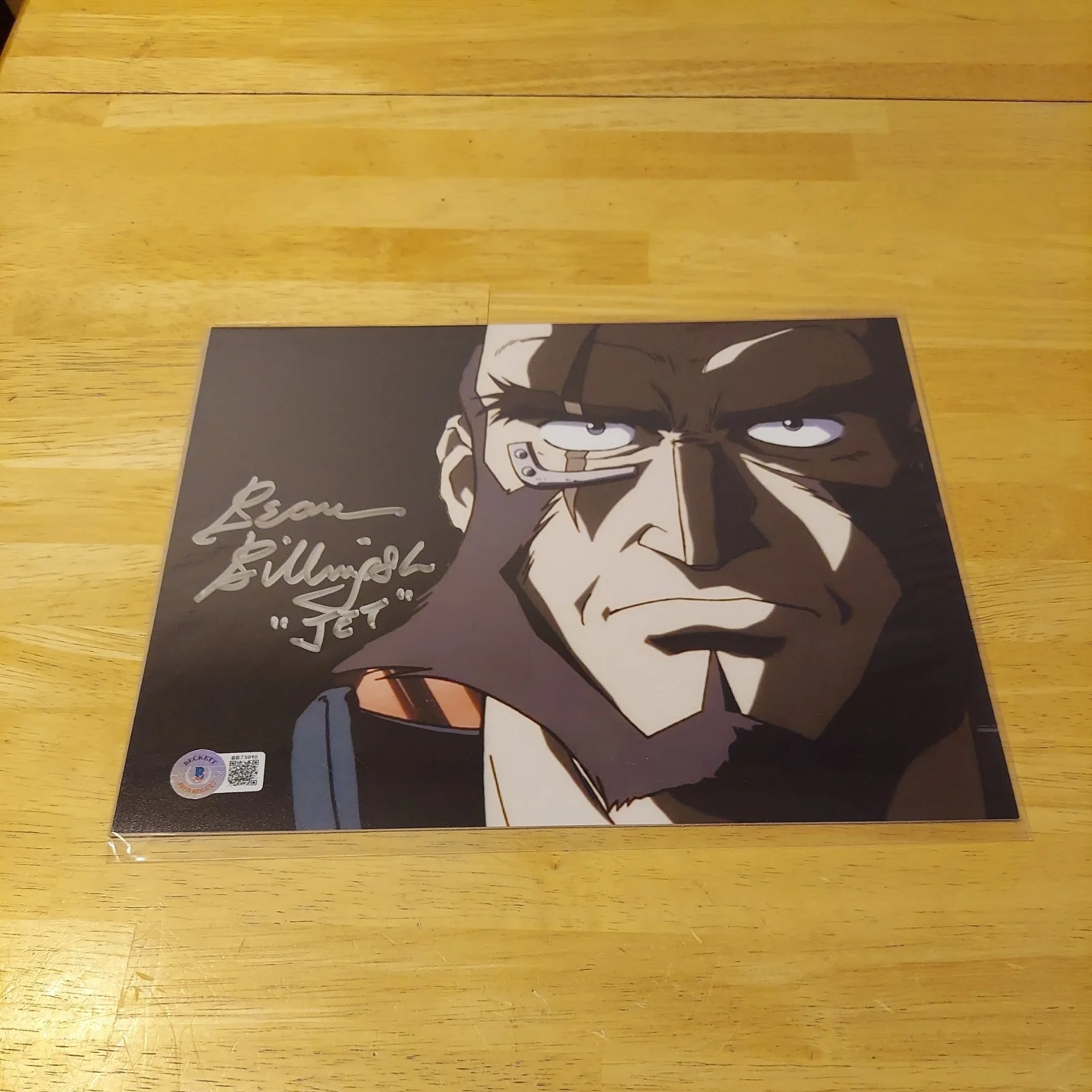 BEAU BILLINGSLEA "Jet Black" COWBOY BEBOP signed autographed 8x10 Bam Box Anime, изображение 2