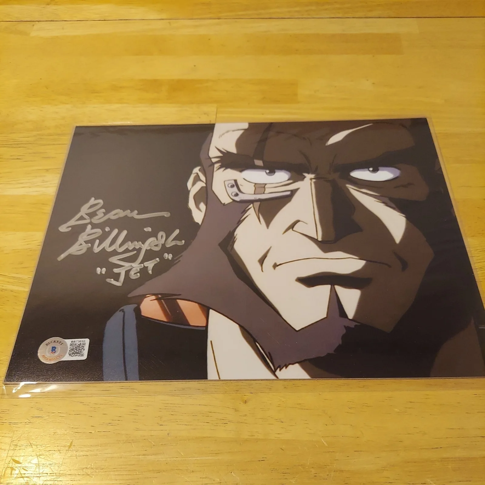 BEAU BILLINGSLEA "Jet Black" COWBOY BEBOP signed autographed 8x10 Bam Box Anime, изображение 3