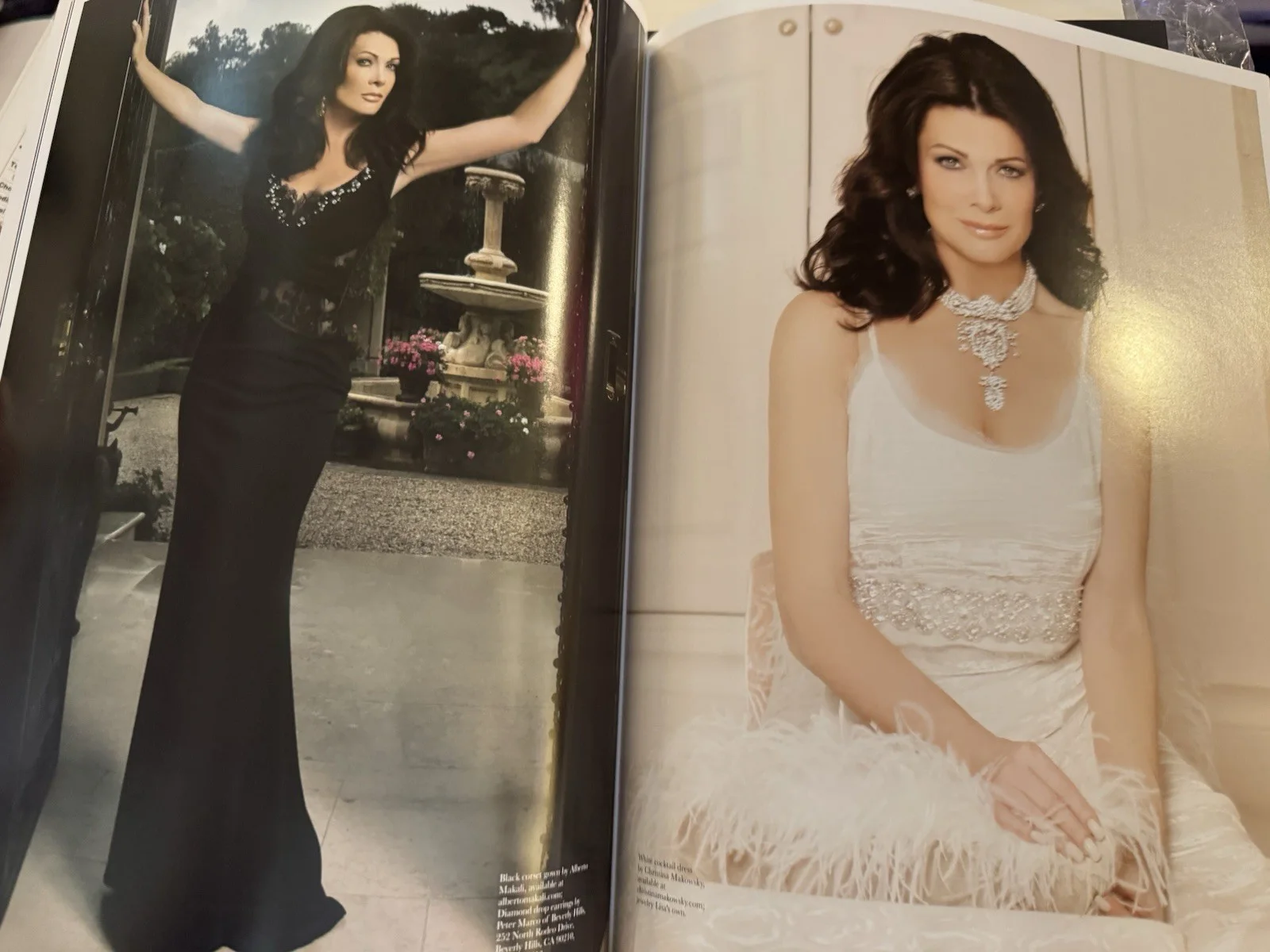 Divine — LISA VANDERPUMP SIGNED Autographed , LIFESTYLE MAGAZINE , RARE, изображение 3