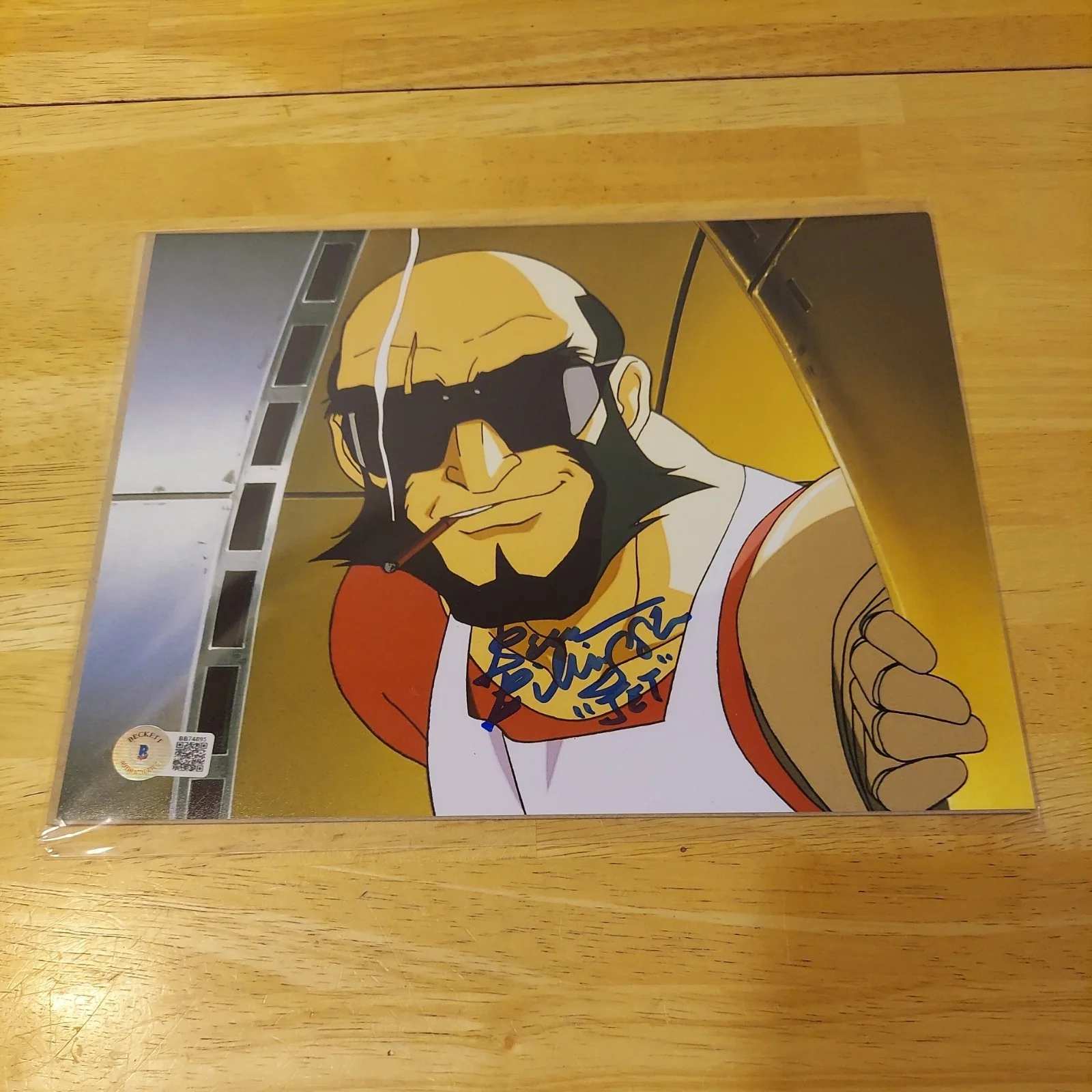 BEAU BILLINGSLEA "Jet Black" COWBOY BEBOP signed autographed 8x10 Bam Box Anime, изображение 2