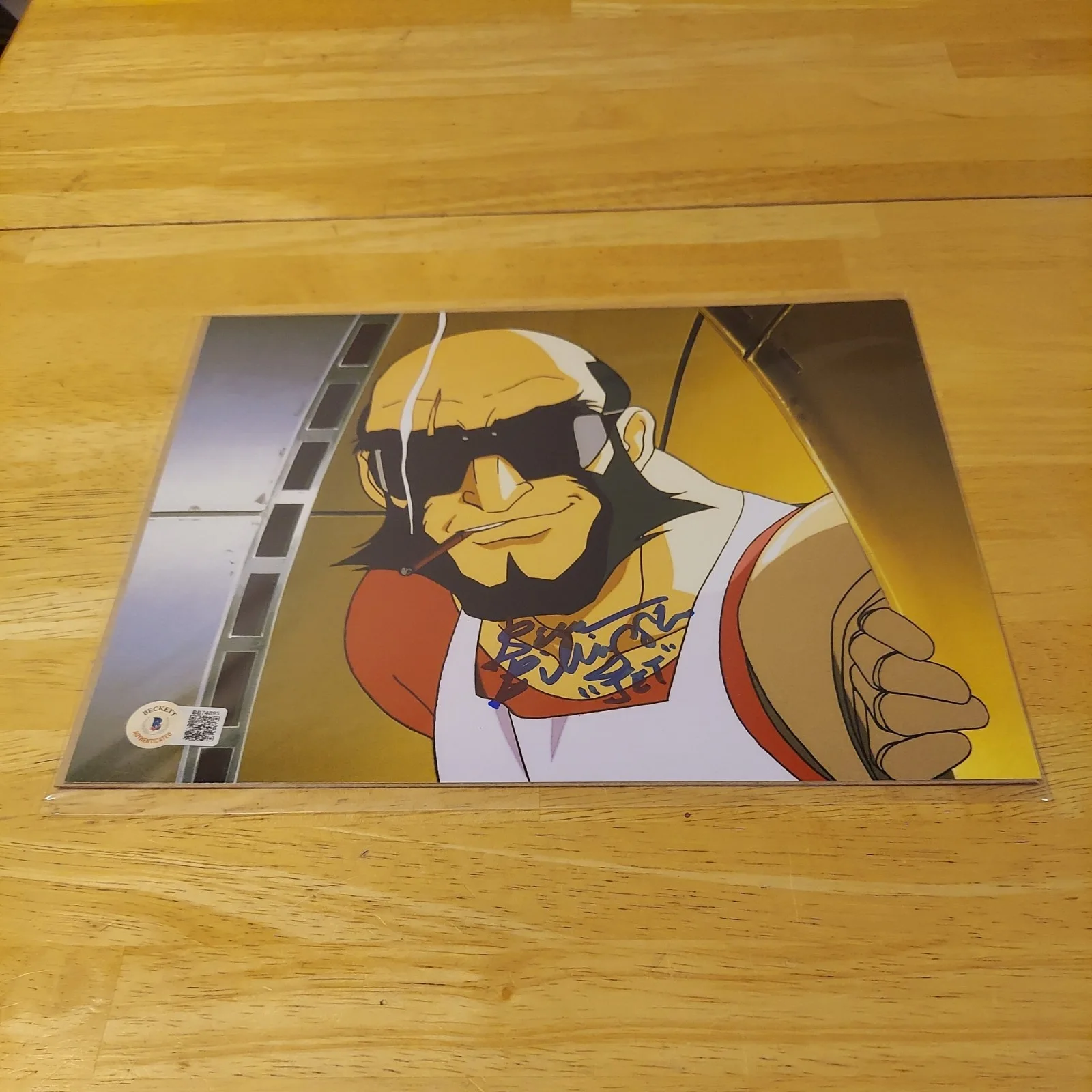 BEAU BILLINGSLEA "Jet Black" COWBOY BEBOP signed autographed 8x10 Bam Box Anime, изображение 3