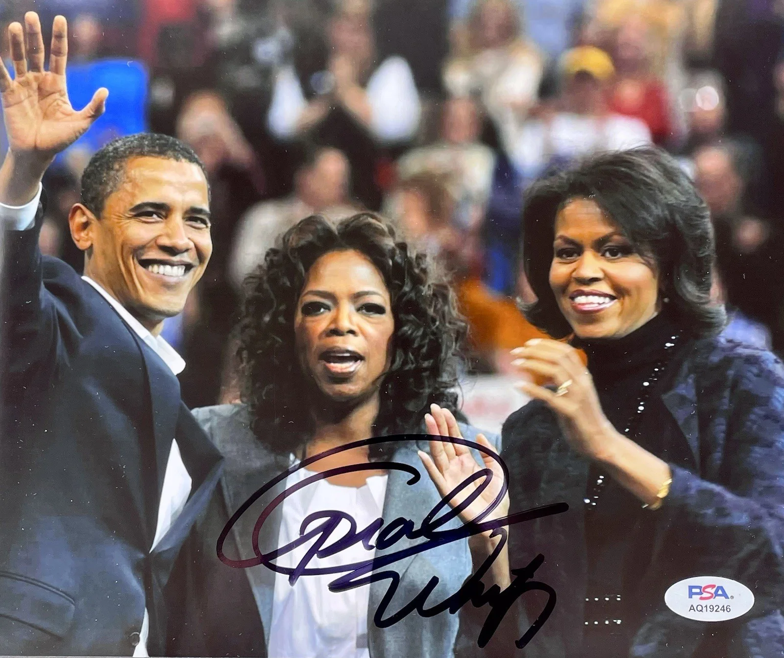Oprah Winfrey — Oprah Winfrey Signed Autographed 8x10 Photo OWNN Obama Psa/Dna Coa