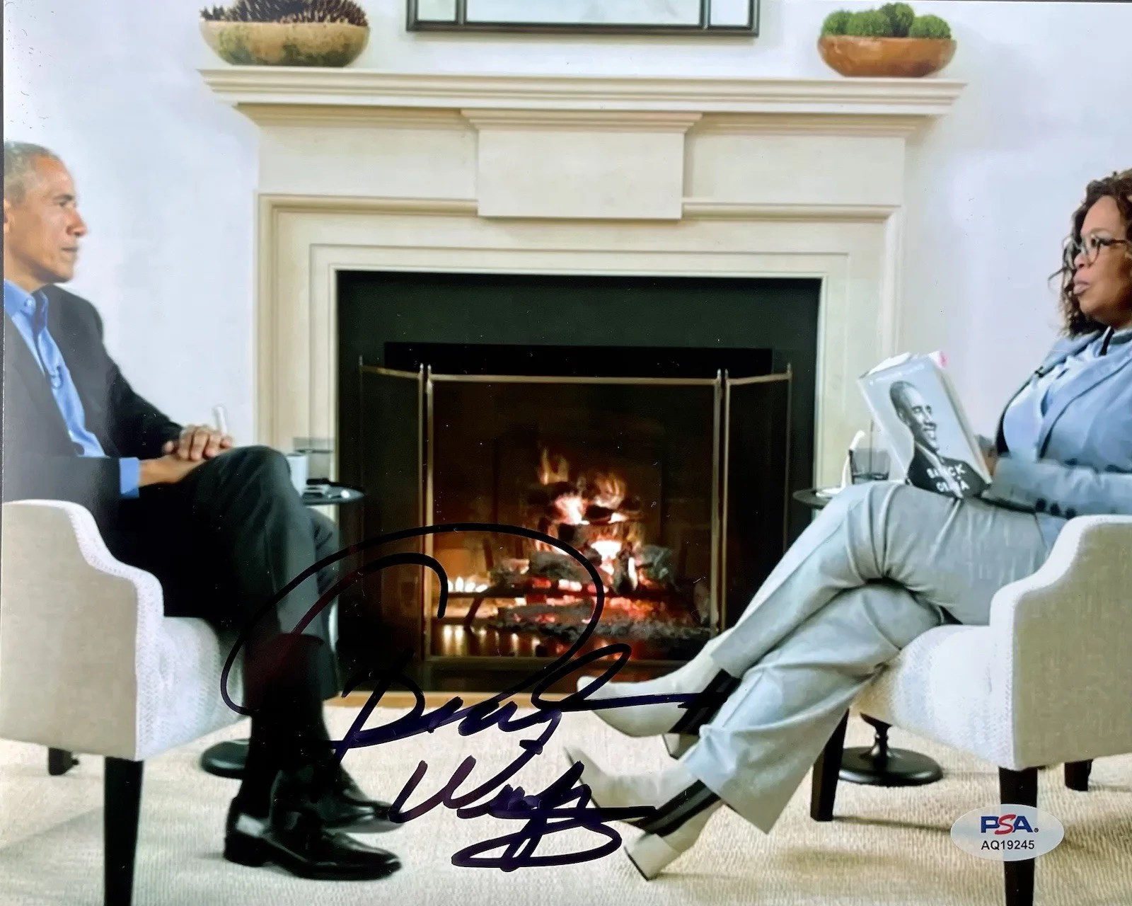 Oprah Winfrey — Oprah Winfrey Signed Autographed 8x10 Photo OWNN Obama Psa/Dna Coa