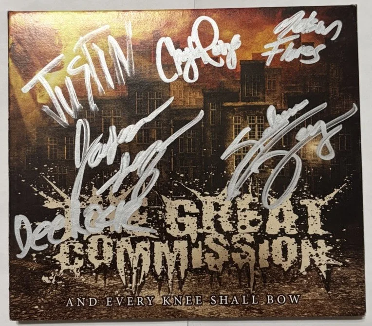 The Great Commission And Every Knee Shall Bow Signed Autographed CD Photo Lot, изображение 2
