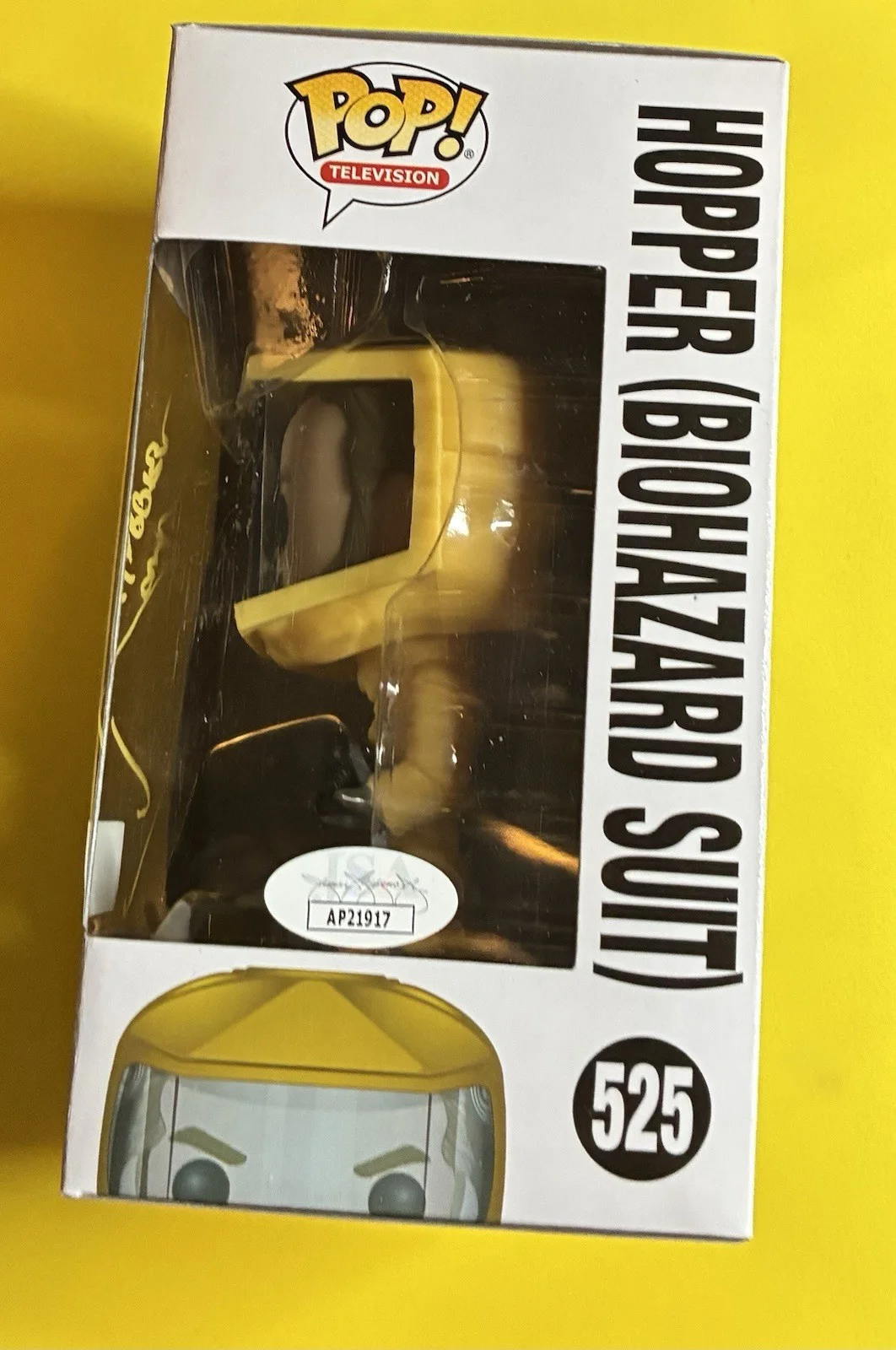 david harbour signedfunko Hopper (Biohazard Suit)525 Free Shipping/Hardstack JSA, image 2