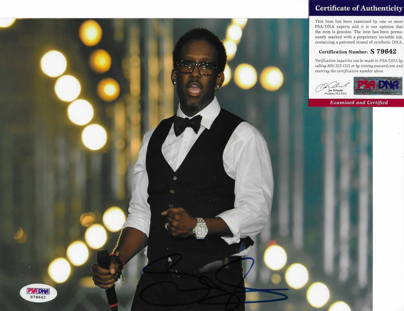 Shawn Stockman Signed 8x10 Photo Autographed PSA/DNA COA Boyz II Men Sing-Off, изображение 2