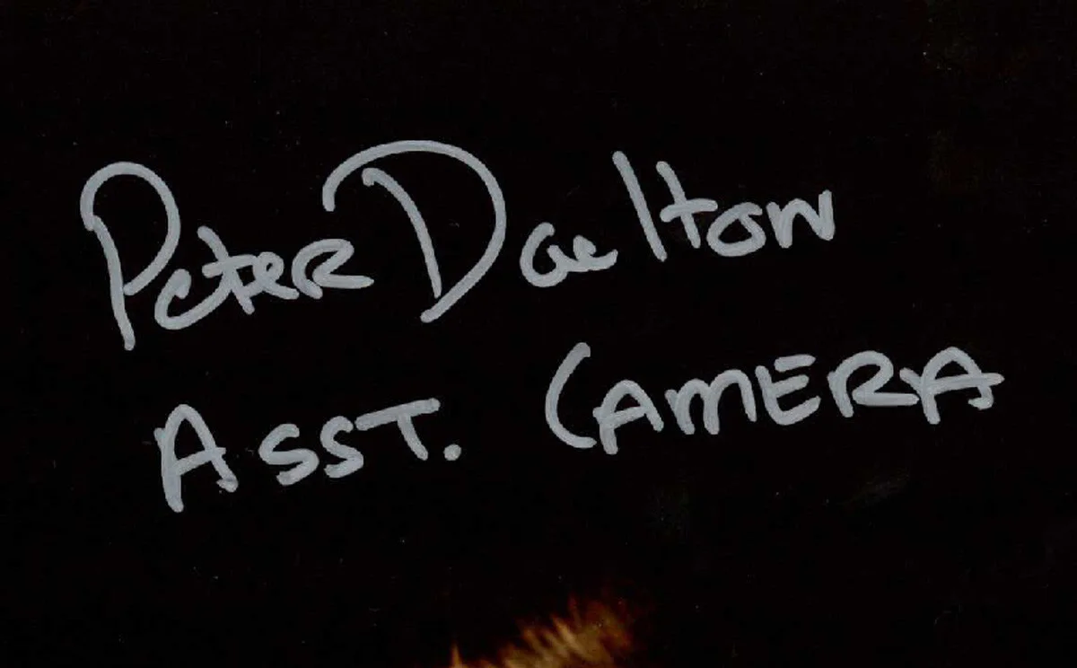 PETER DAULTON SIGNED AUTOGRAPHED 11x14 PHOTO ILM CAMERAMAN STAR WARS BECKETT BAS, изображение 2