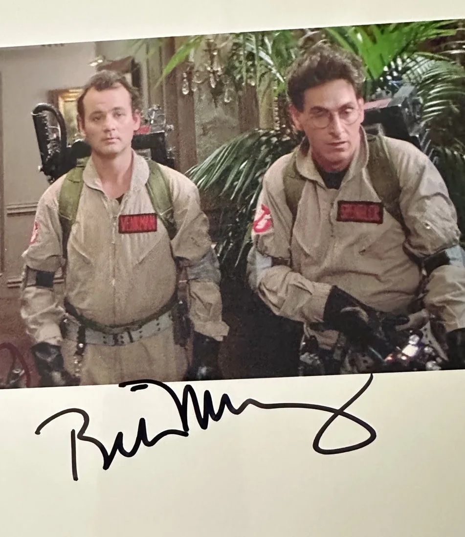 Bill Murray / Dan Aykroyd — Bill Murray / Dan Aykroyd Ghostbusters Signed 8x10 COA W/Matching Sticker, image 4