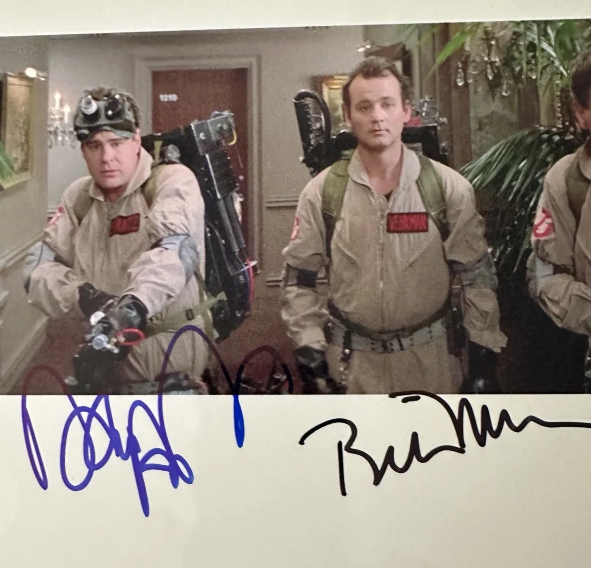 Bill Murray / Dan Aykroyd — Bill Murray / Dan Aykroyd Ghostbusters Signed 8x10 COA W/Matching Sticker, image 5