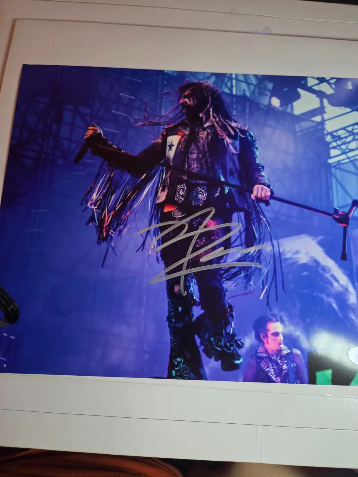 ROB ZOMBIE signed HUGE concert photo 8x10 PSA/DNA autograph, image 2