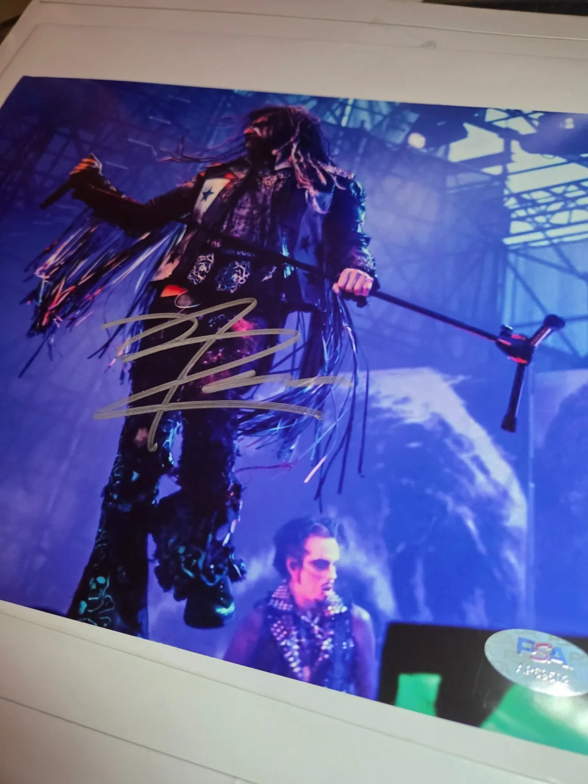 ROB ZOMBIE signed HUGE concert photo 8x10 PSA/DNA autograph, image 4