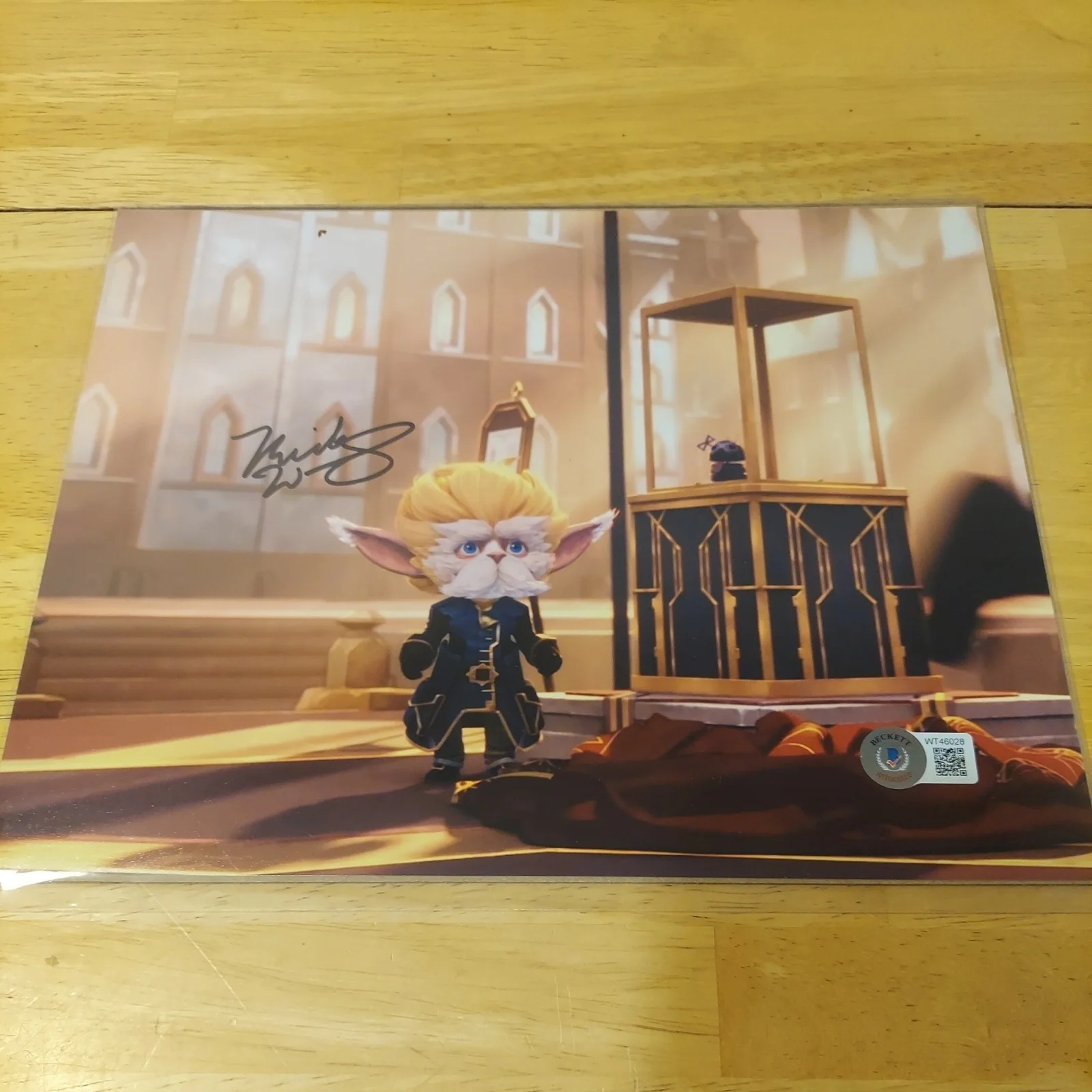 MICK WINGERT "Heim." LEAGUE OF LEGENDS signed autographed 8x10 Bam Box Gamer BAS, image 2