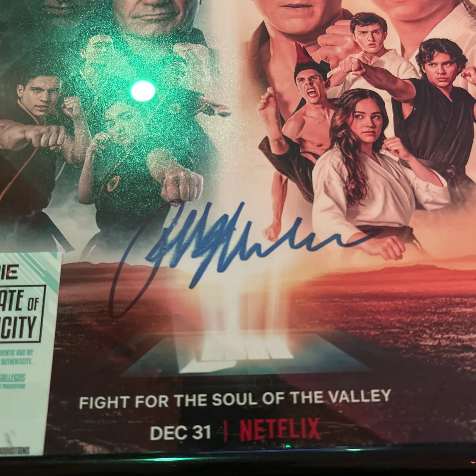Ralph Macchio — Ralph Macchio Signed Autograph 11x14 Photo The Karate Kid Cobra Kai Zobie COA, изображение 4