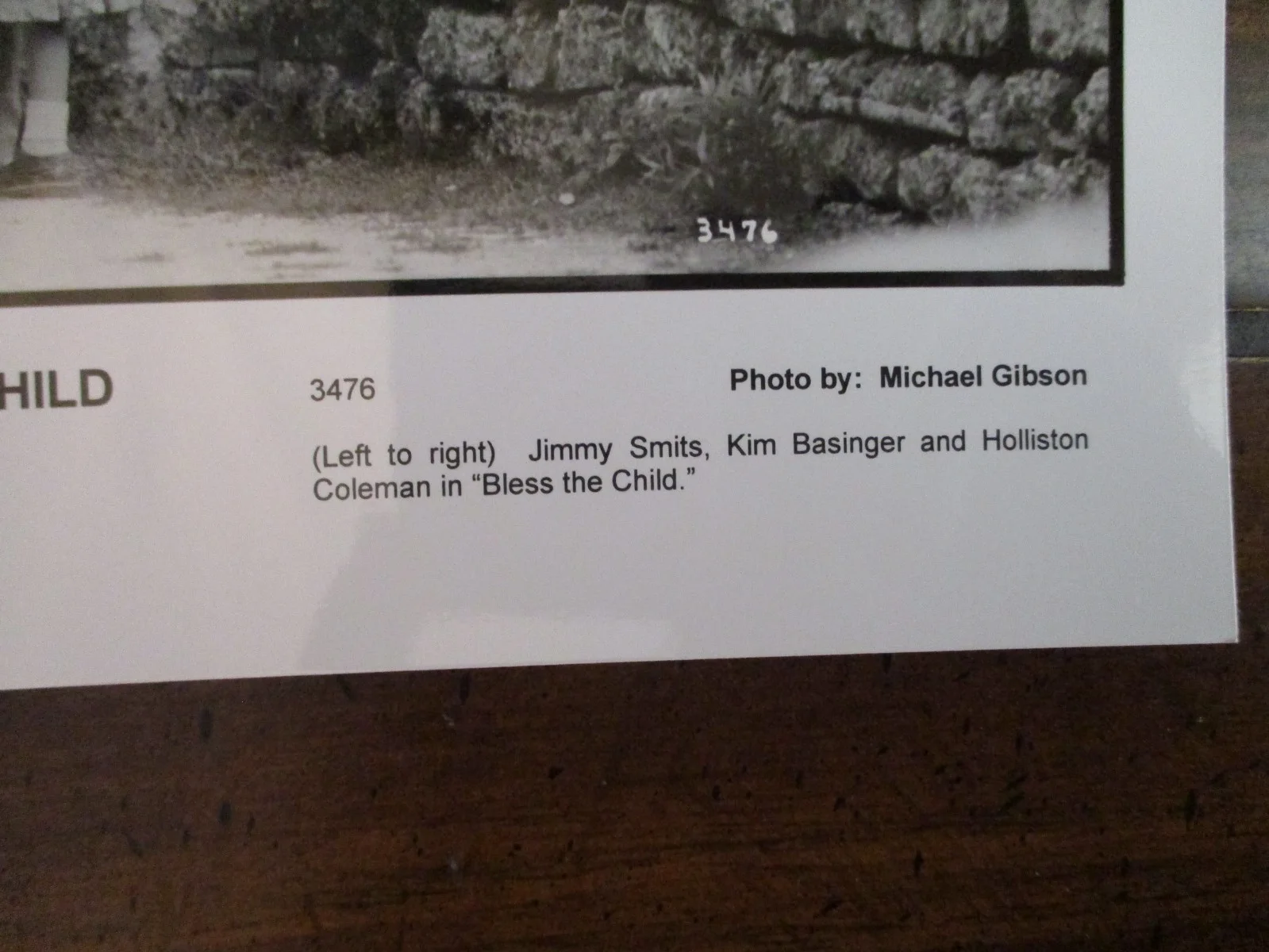 Holliston Coleman/Jimmy Smits/Kim Basinger(BLESS THE CHILD)2000 10 x 8 B&W Photo, image 3
