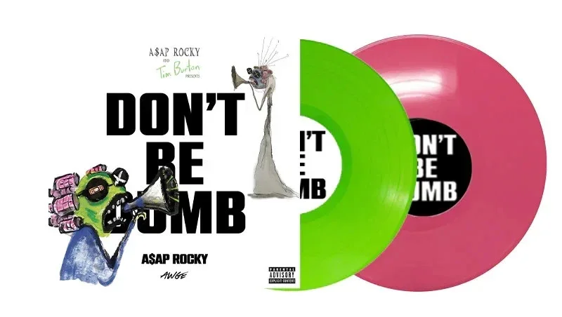ASAP ROCKY DONT BE DUMB GR1M 2 DISC VINYL LP SIGNED INSERT LIMITED, image 2
