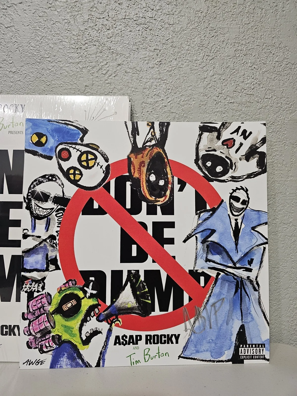 ASAP ROCKY DONT BE DUMB GR1M 2 DISC VINYL LP SIGNED INSERT LIMITED, image 3