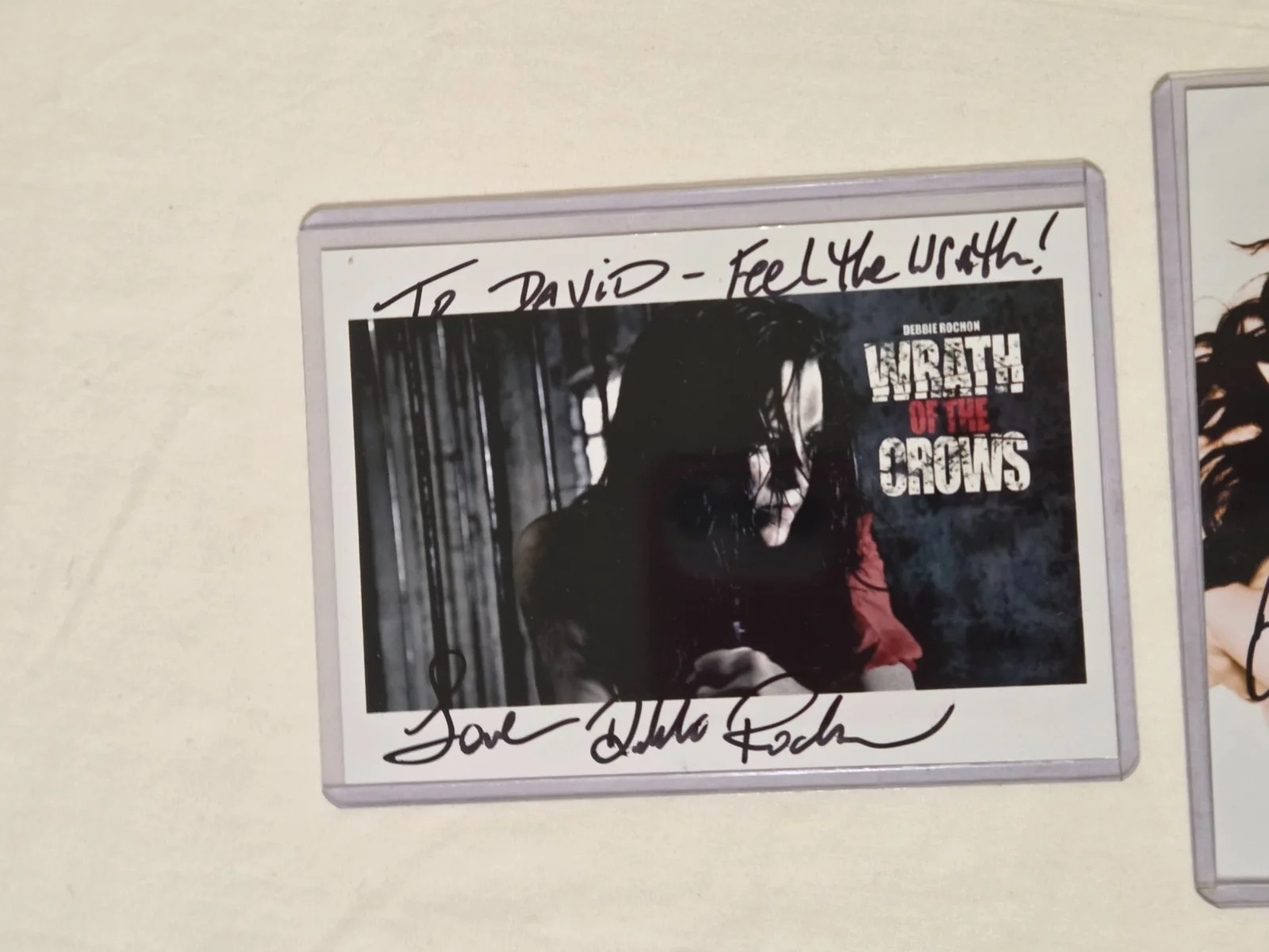 Debbie Rochon — Lot of 2 Debbie Rochon Signed 3.5"x5" photos. Horror. Scream Queen. Autographed., изображение 3
