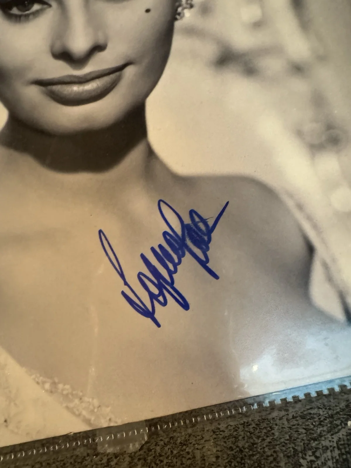 Sophia Loren autographed 8x10 Photo COA Actress Model Beautiful photo Vintage, изображение 2