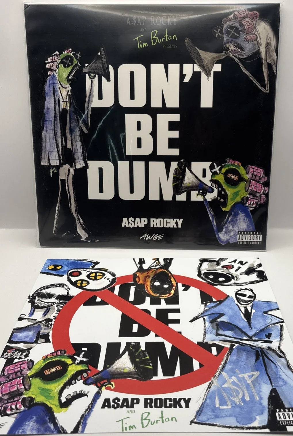 GR1M SIGNED 2 DISC VINYL LP SIGNED INSERT BY ASAP ROCKY LIMITED EDITION In Hand, image 3