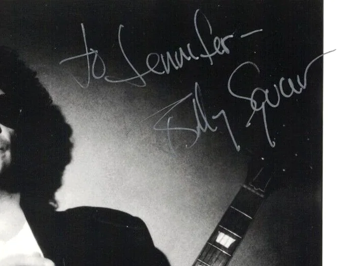 BILLY SQUIER JSA Autographed Tell the Truth 8X10 FREE SHIP! The Stroke not PSA, image 3