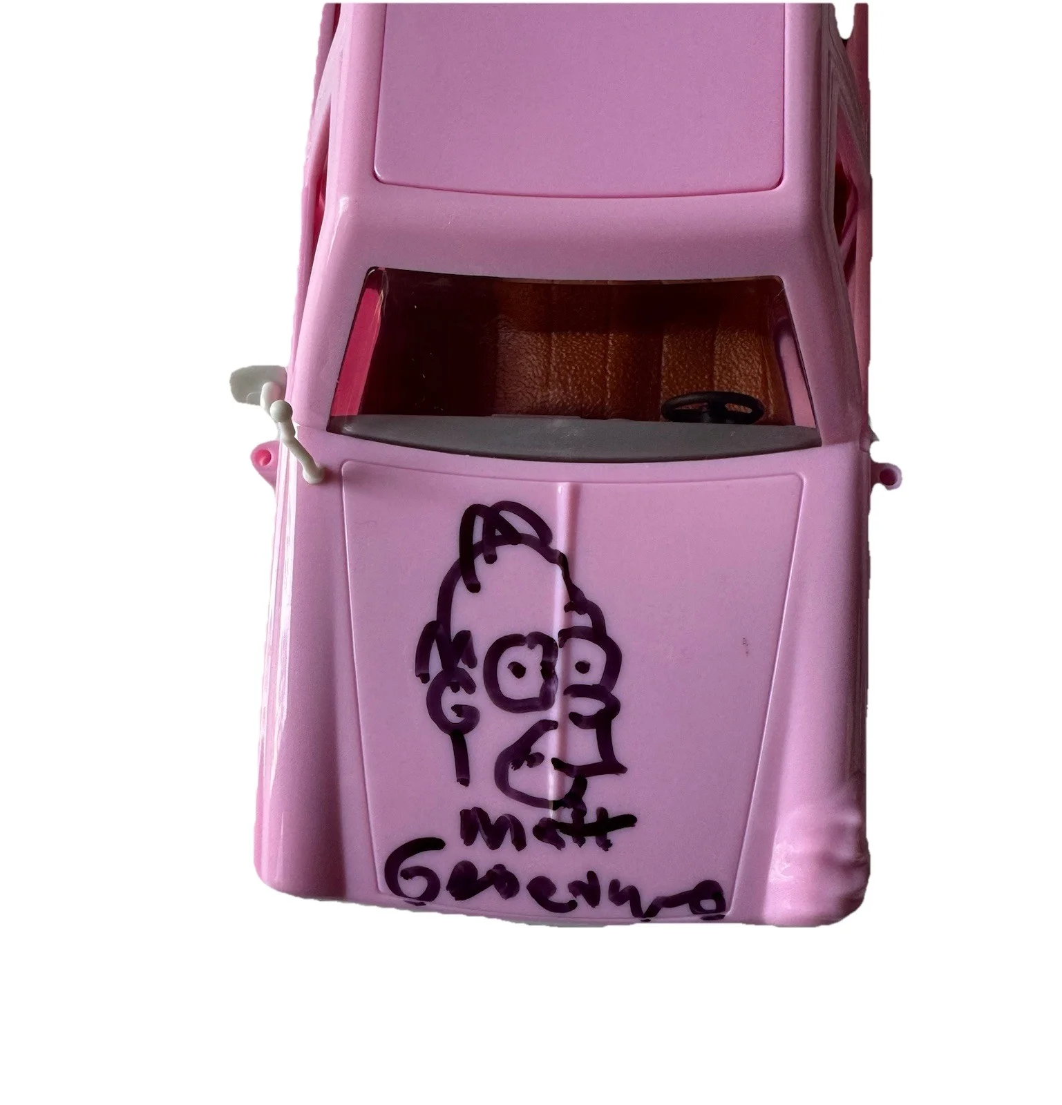 matt groening — matt groening James L Brook signed Rare Simpsons Car sketch 1/1 Autographed SWAU, изображение 2