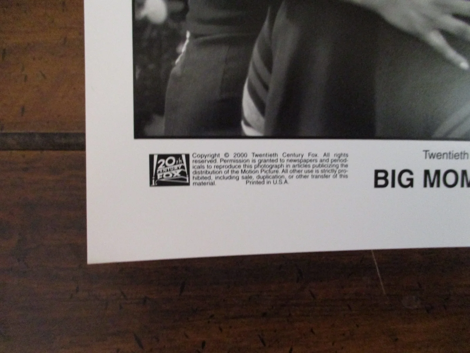 Nia Long/Martin Lawrence/Jascha Washington(BIG MOMMA'S HOUSE)2000 10x8 B&W Photo, изображение 3