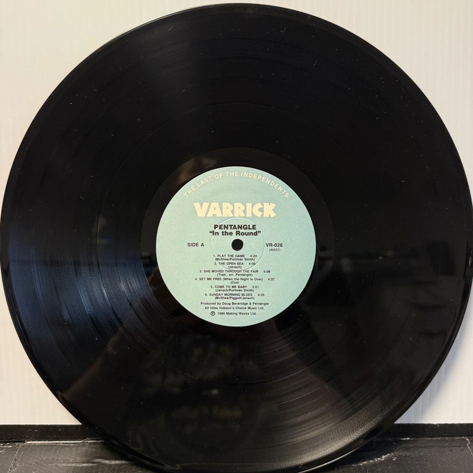 BERT JANSCH AUTOGRAPHED Pentangle "In The Round" USA vinyl album VR-026 NM, изображение 4