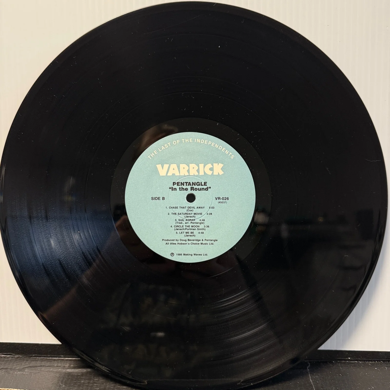 BERT JANSCH AUTOGRAPHED Pentangle "In The Round" USA vinyl album VR-026 NM, изображение 5