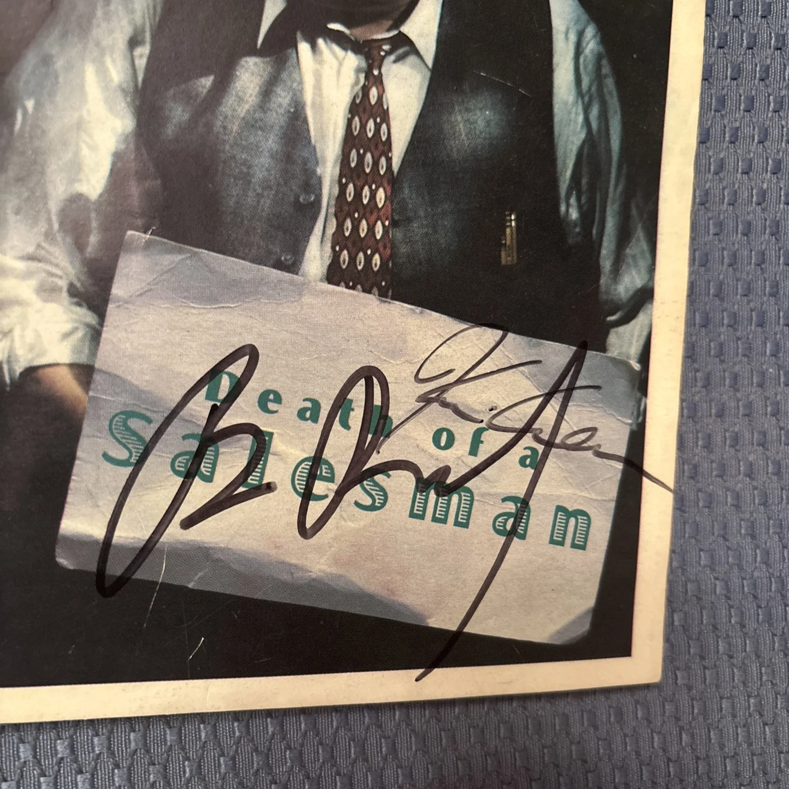 SIGNED Brian Dennehy Death of a Salesman Playbill Elizabeth Franz Kevin Anderson, изображение 2
