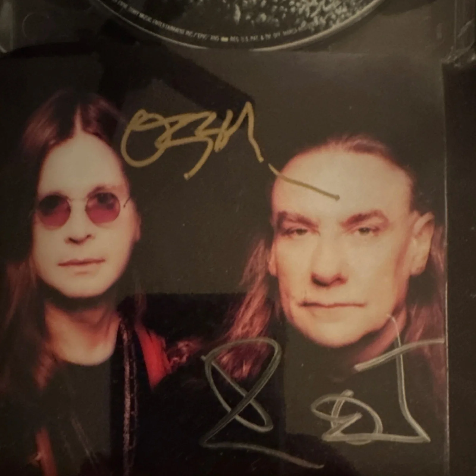 Black Sabbath Reunion Signed by all band CD & Booklet Framed Display Original, image 3