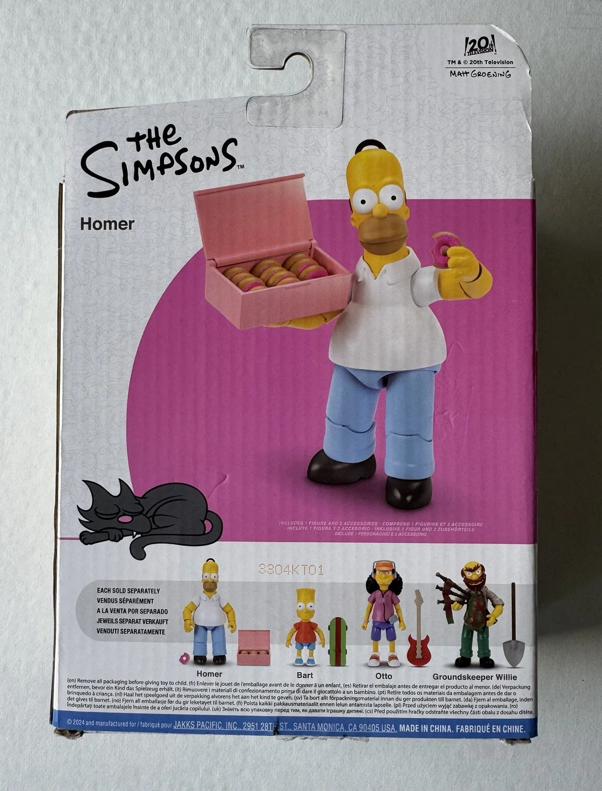 James L Brooks — James L Brooks Signed Autographed Homer Toy Simpsons Creator SWAU Authenticated, image 2