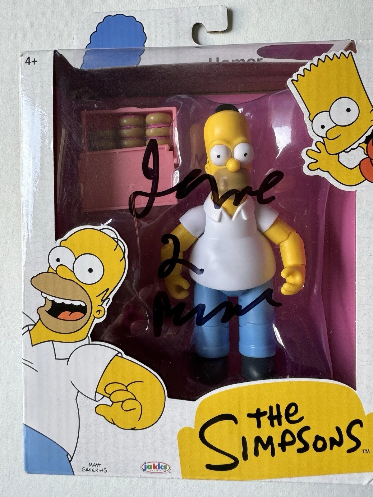James L Brooks — James L Brooks Signed Autographed Homer Toy Simpsons Creator SWAU Authenticated, image 3