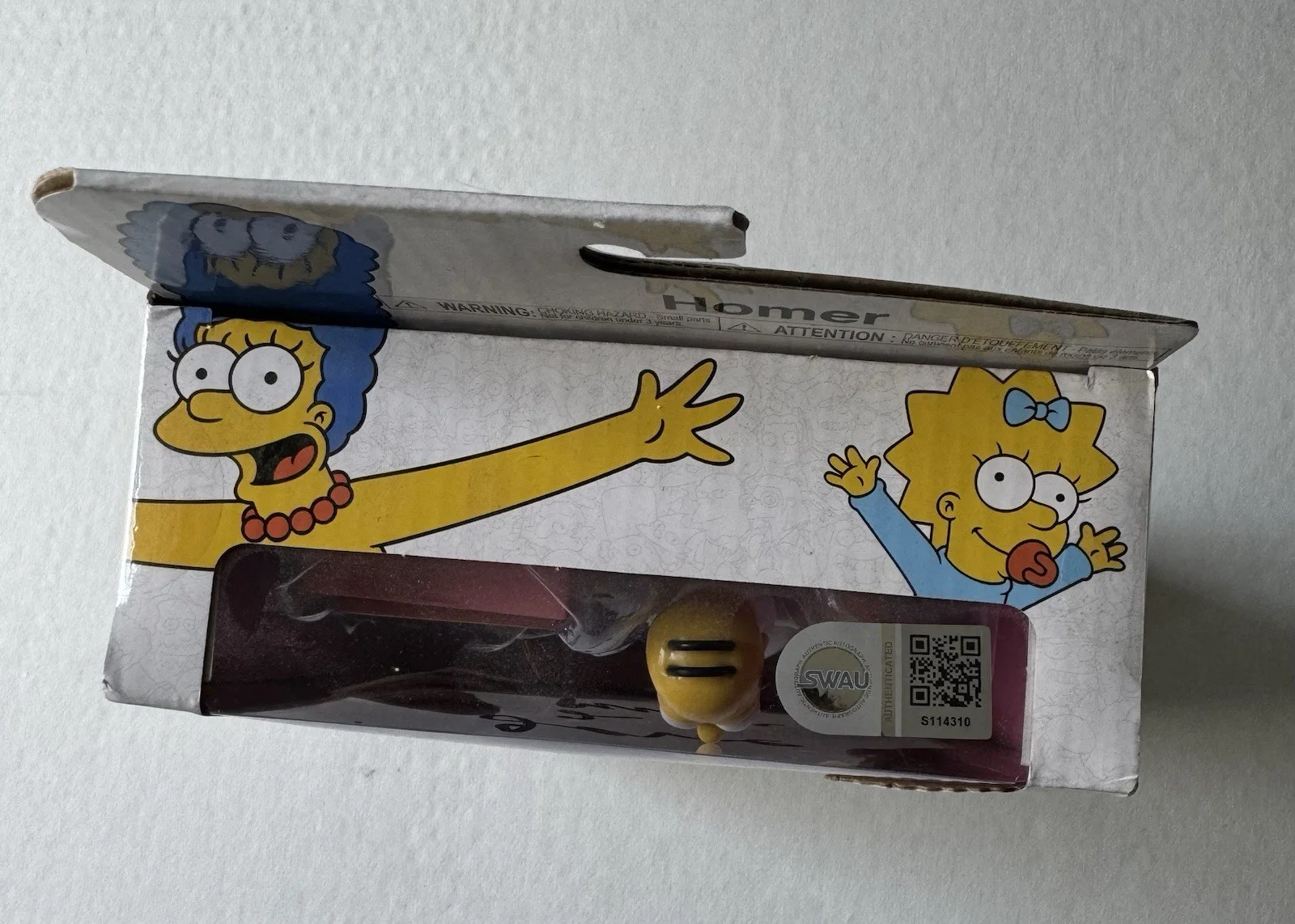 James L Brooks — James L Brooks Signed Autographed Homer Toy Simpsons Creator SWAU Authenticated, image 4