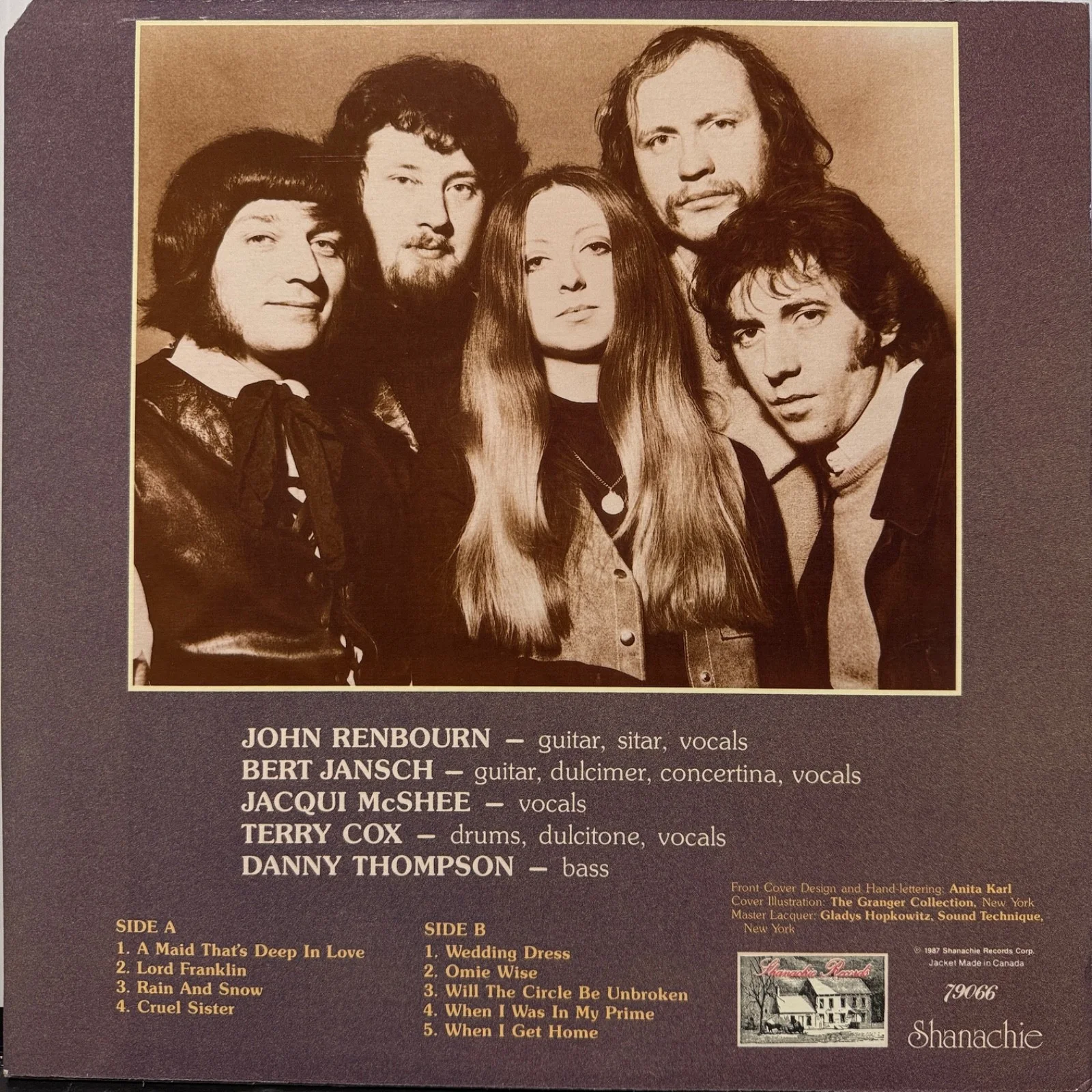 BERT JANSCH AUTOGRAPHED Pentangle "A Maid That's Deep In Love" USA vinyl album, image 3