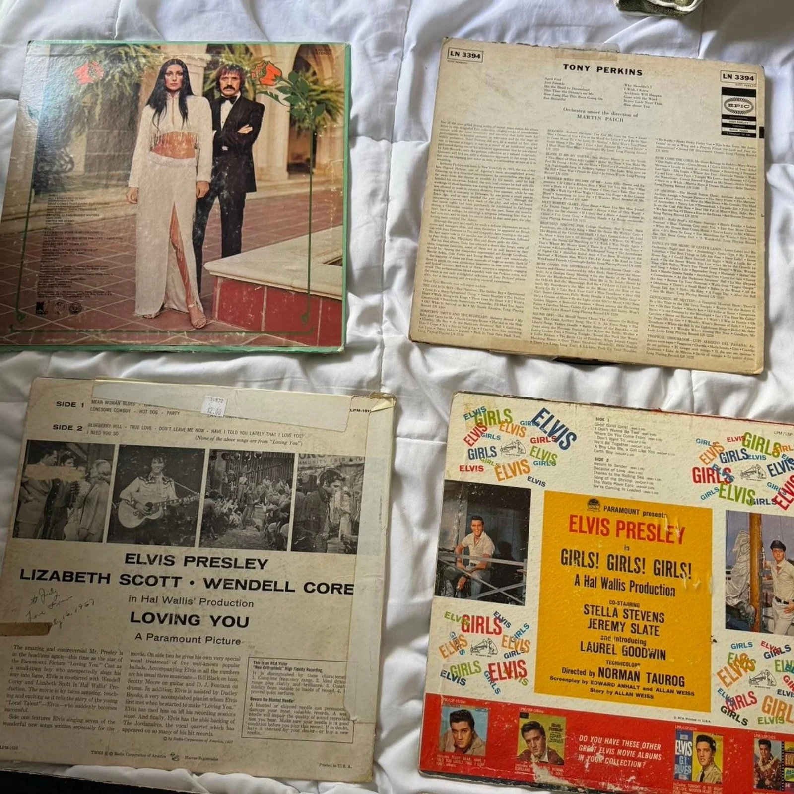 1960s Lot of 6 rock and roll vinyl record collection featuring 2 Elvis Presley,, изображение 5
