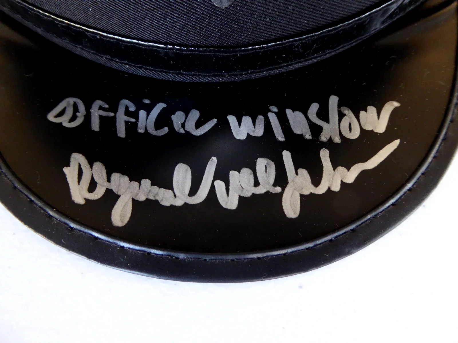 Reginald VelJohnson Signed Police Hat Auto, Family Matters, Carl Winslow JSA COA, изображение 3