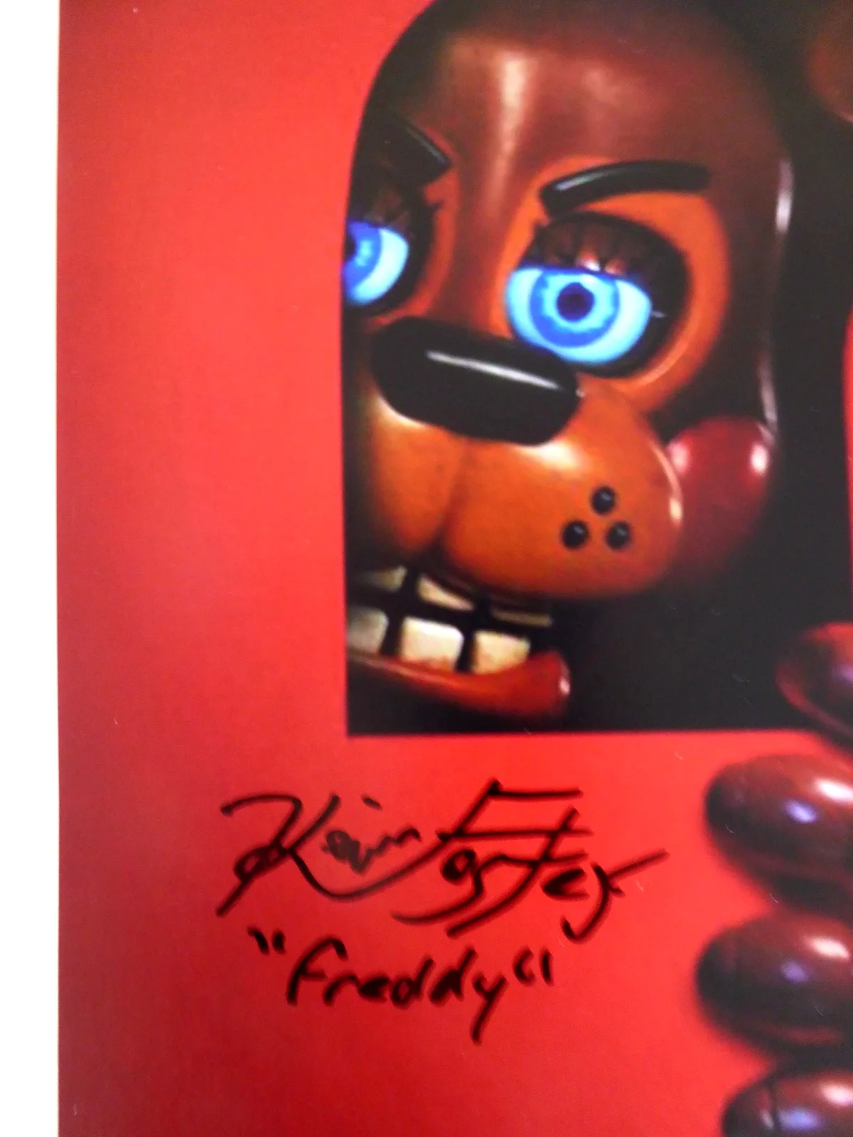 Kevin Foster Signed 11x17 "Five Nights at Freddy's 2" Photo Autograph, JSA COA, изображение 2