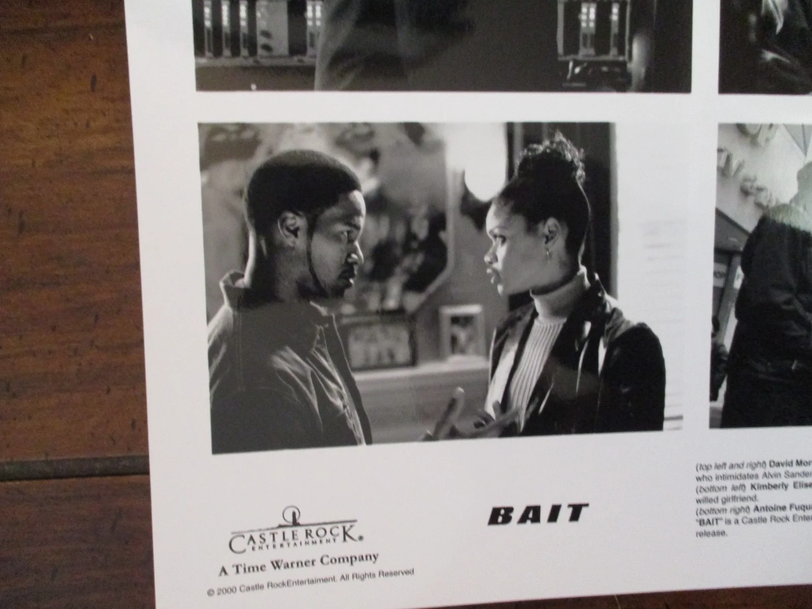 David Morse/Kimberly Elise/Antoine Fuque/Jamie Foxx(BAIT)2000 10 x 8 B & W Photo, image 3