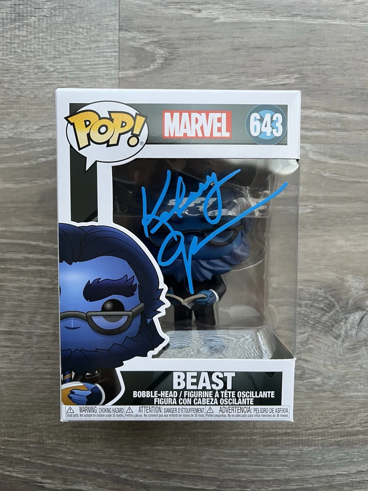 Kelsey Grammer — Kelsey Grammer Signed Beast Funko Pop JSA COA #643 X-Men Marvel, image 2