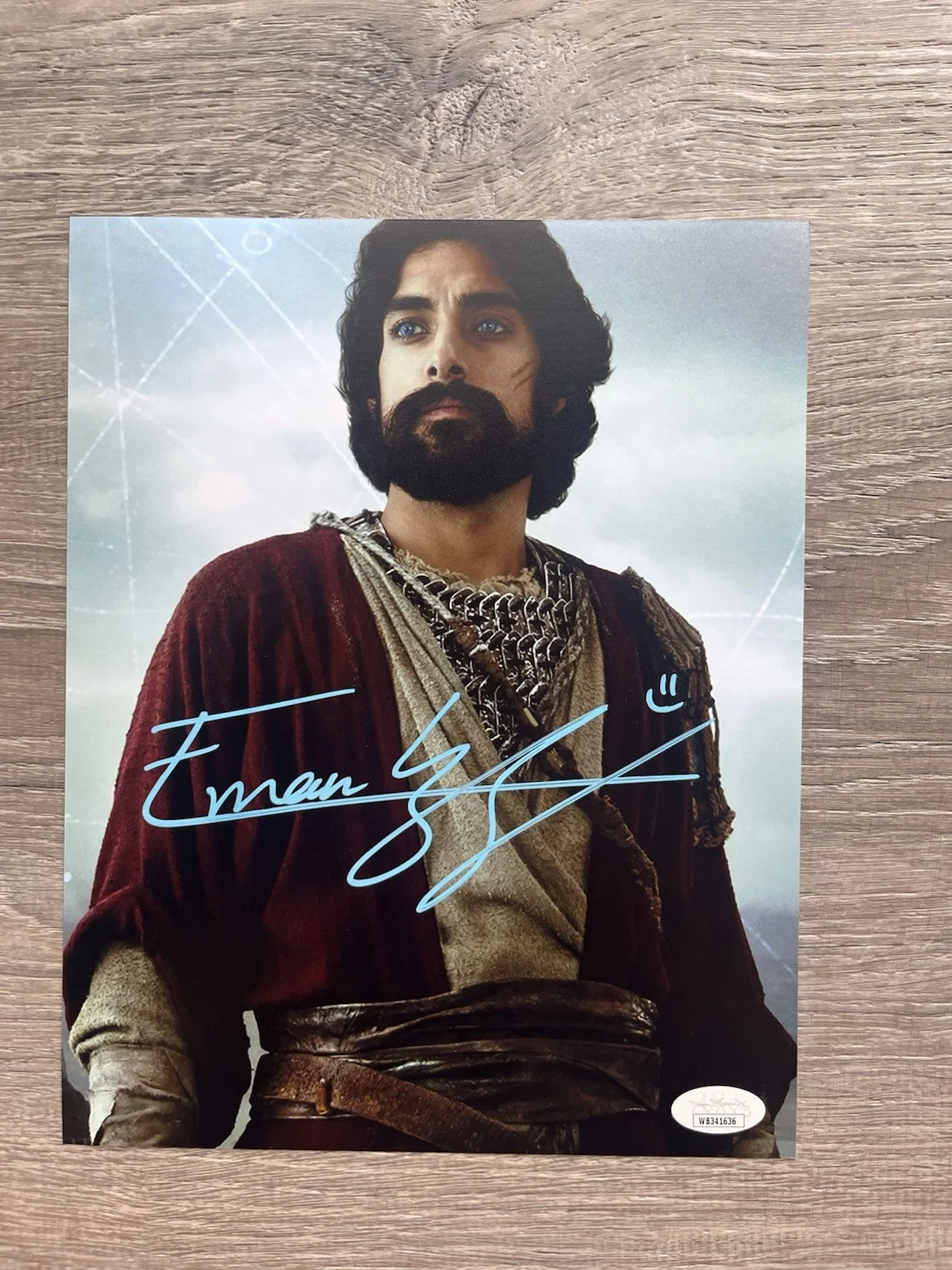 Eman Esfandi — Eman Esfandi Signed Ezra Bridger 8x10 Photo JSA COA AHSOKA Star Wars, изображение 2