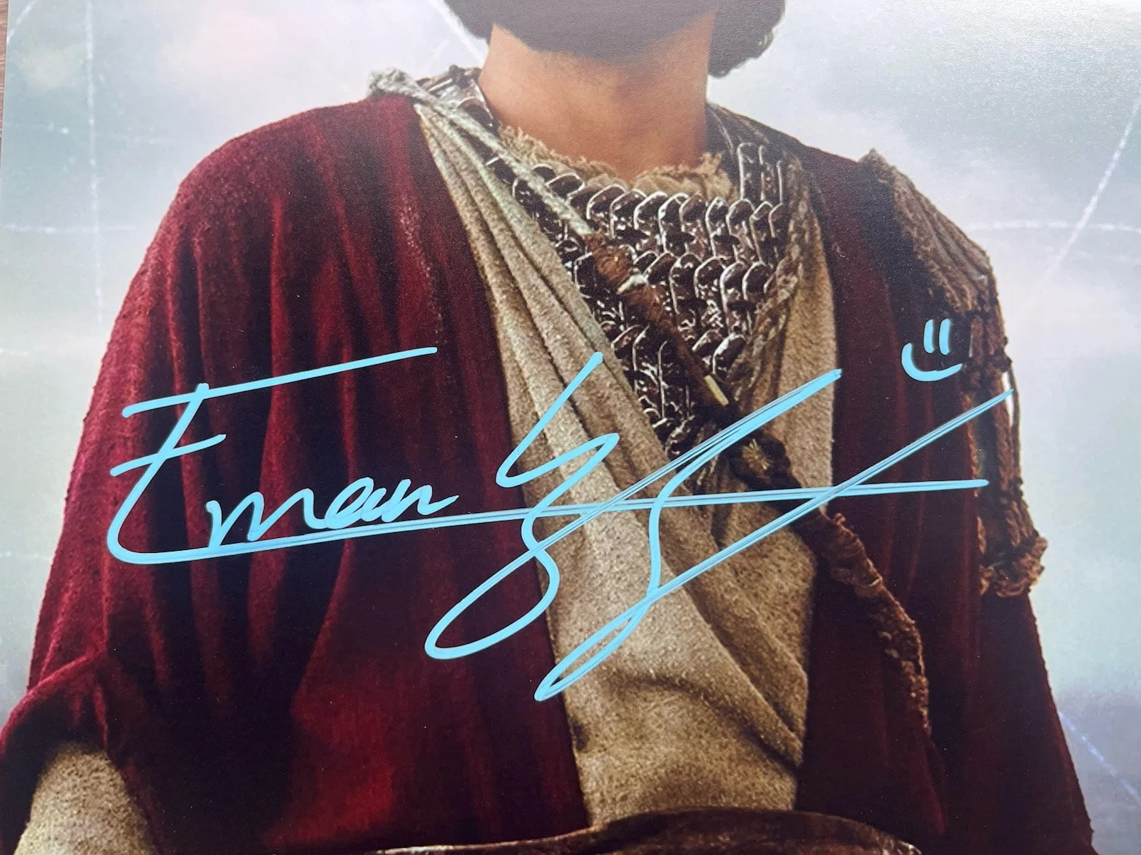 Eman Esfandi — Eman Esfandi Signed Ezra Bridger 8x10 Photo JSA COA AHSOKA Star Wars, изображение 3